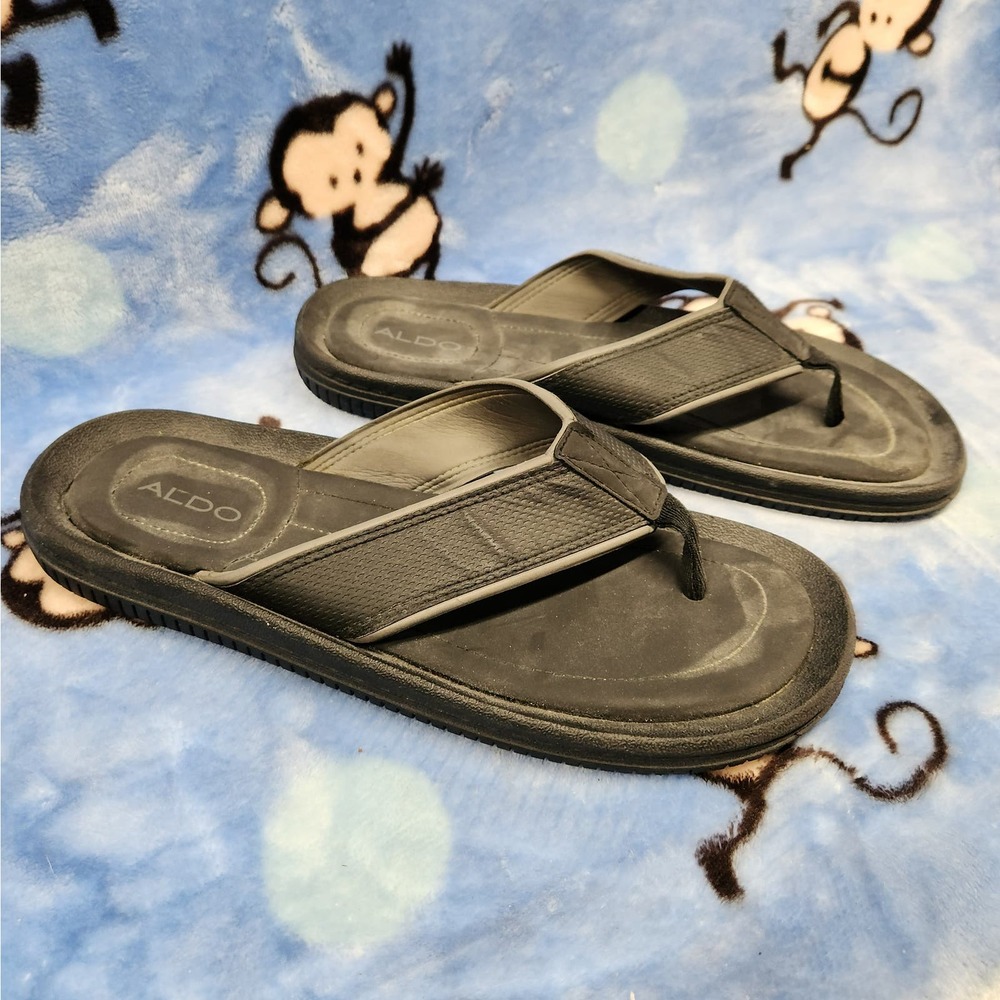 Aldo Slippers Black Men's Size‎ 12